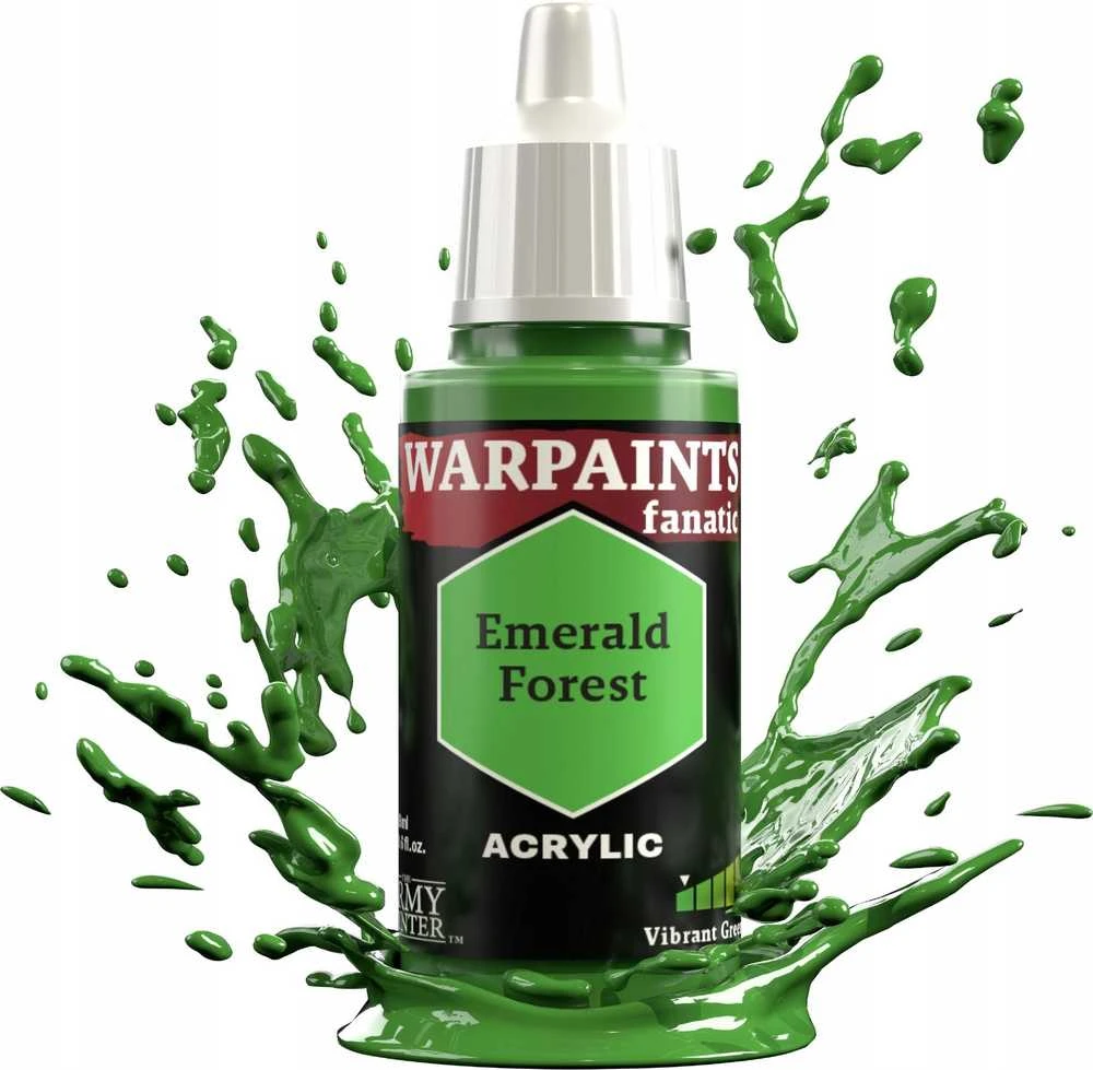 Army Painter Kariuomenės tapytojas „Warpaints Fanatic: Emerald Forest“.