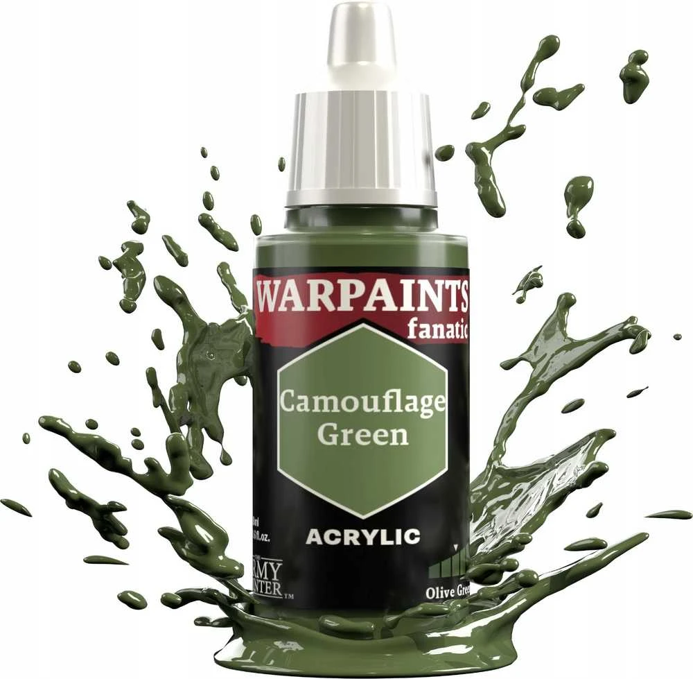 Army Painter Warpaints Fanatic: Camouflage Žalias