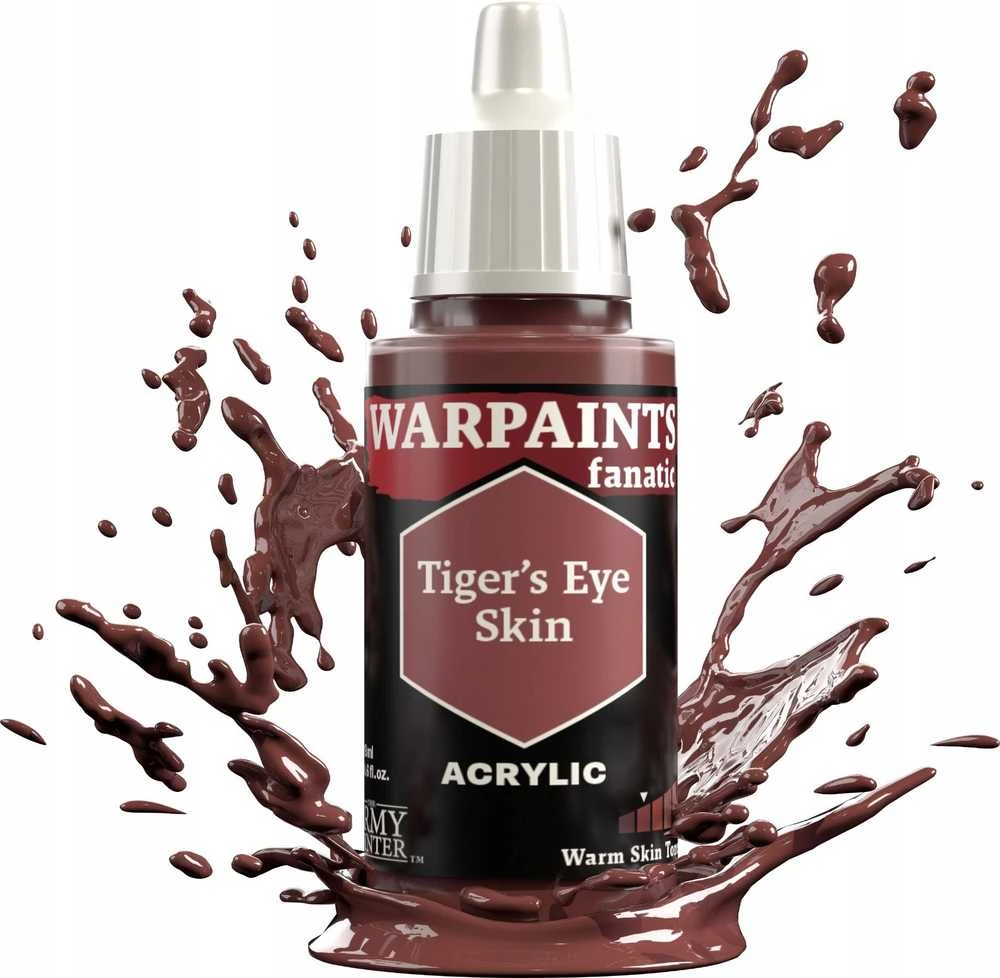 Army Painter Armijos tapytojas „Warpaints Fanatic: Tigro Eye Skin“.