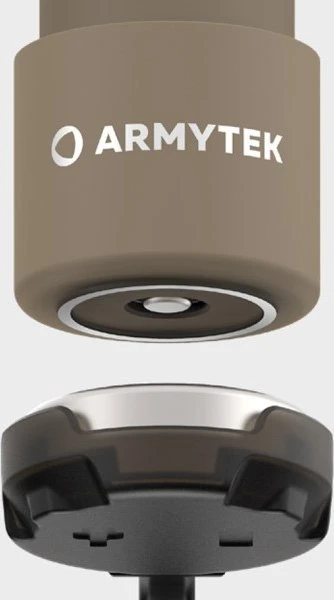 Armytek žibintuvėlis su galvutės fiksatoriumi „Wizard C2 Pro“, smėlio baltumo, 3 viename