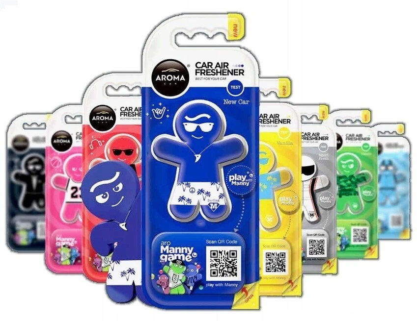 Aroma Car, Manny Ghost Juodas, Car Air Freshener Unisex