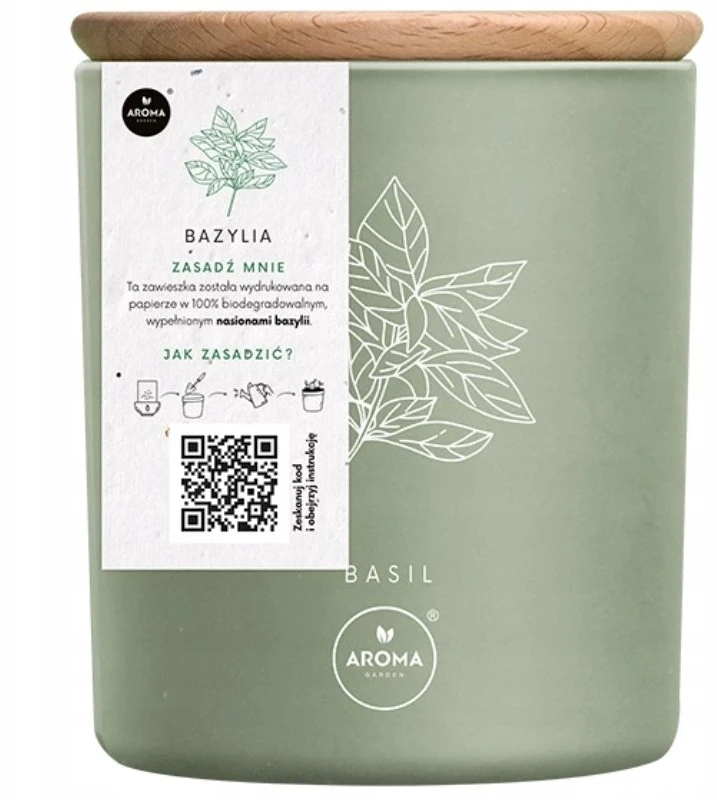 Basil „Aroma Home“ bazilikų kvapioji žvakė, 150 g