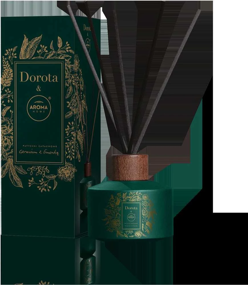 Dorota & Aroma Home Pelargonijų ir laimų kvapiosios lazdelės 100 ml