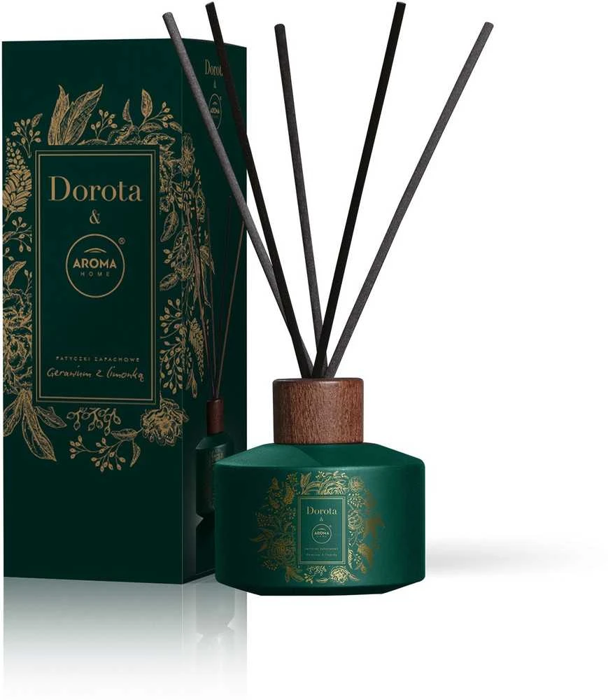 Dorota & Aroma Home Pelargonijų ir laimų kvapiosios lazdelės 100 ml