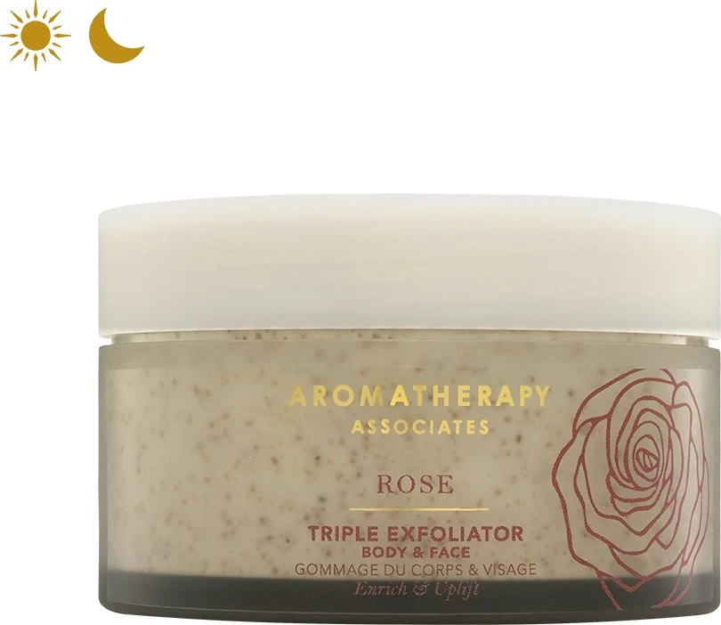 „Aromatherapy Associates London Retail Rose“ trigubas šveitiklis, 200 ml