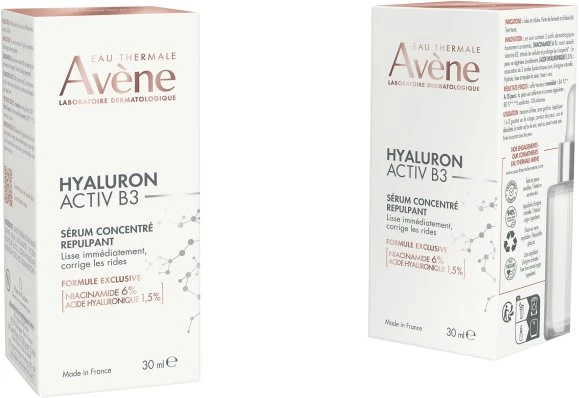 „Avene Hyaluron Activ B3 Volumising Concentrate Serum“ veido serumas 30ml