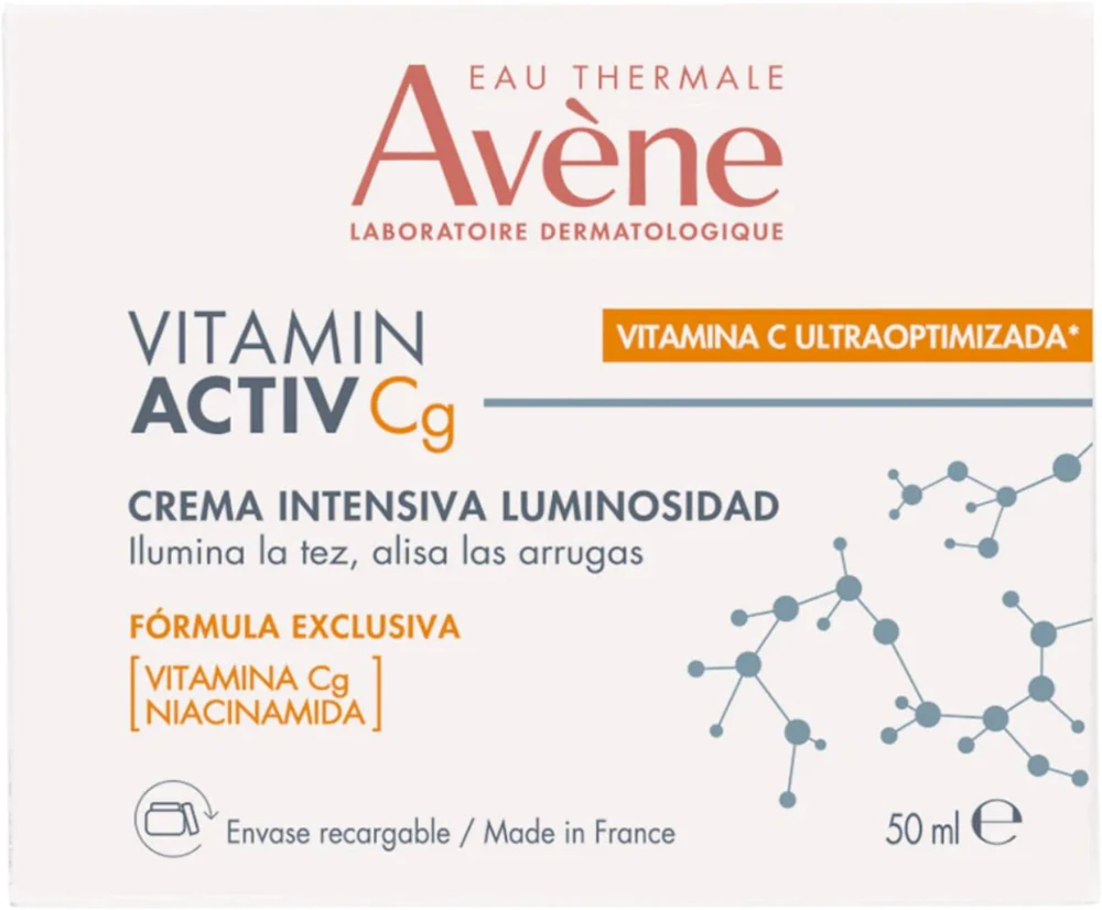 Avene Vitamin Active Cg Radiance Intensive Kreminis skaistinantis senėjimą stabdantis veido kremas, 50 ml