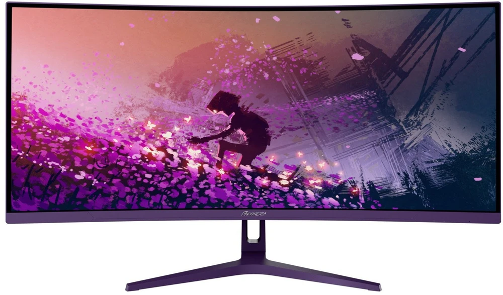 Monitorius Arozzi | Nova | 34 " | VA | UWQHD | 21:9 | 165 Hz | 1 ms | 3440 x 1440 pikselių | 350 cd/m² | HDMI jungtys quantity 2 | Violetinė