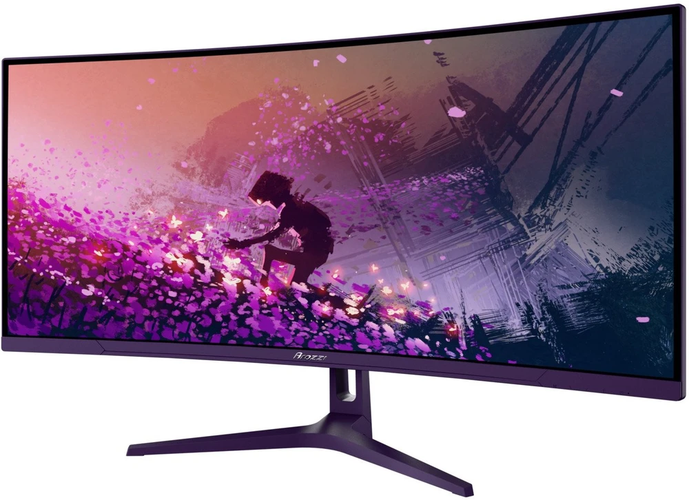 Monitorius Arozzi | Nova | 34 " | VA | UWQHD | 21:9 | 165 Hz | 1 ms | 3440 x 1440 pikselių | 350 cd/m² | HDMI jungtys quantity 2 | Violetinė