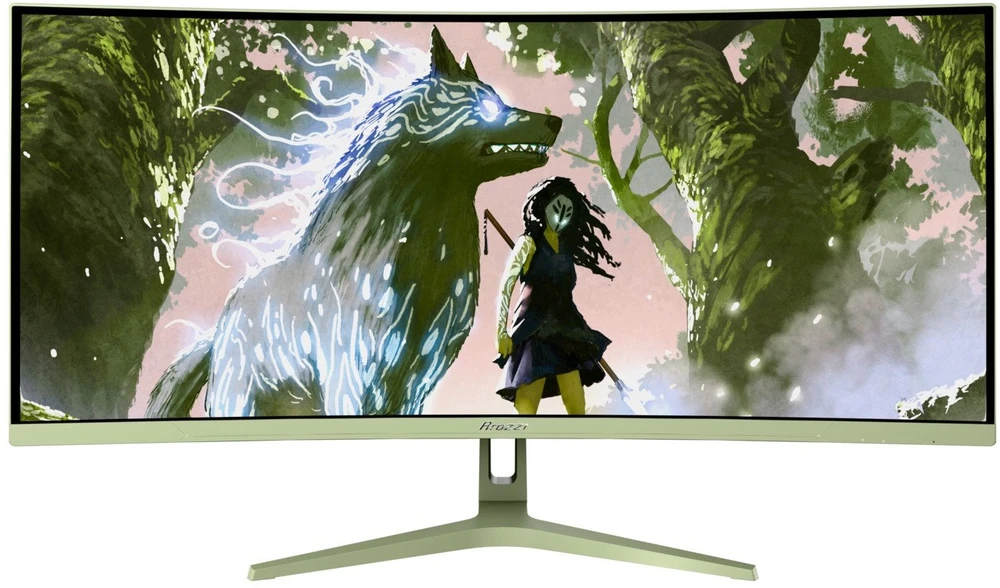 Monitorius Arozzi | Nova | 34 " | VA | UWQHD | 21:9 | 165 Hz | 1 ms | 3440 x 1440 pikselių | 350 cd/m² | HDMI jungtys quantity 2 | Forest Žalias