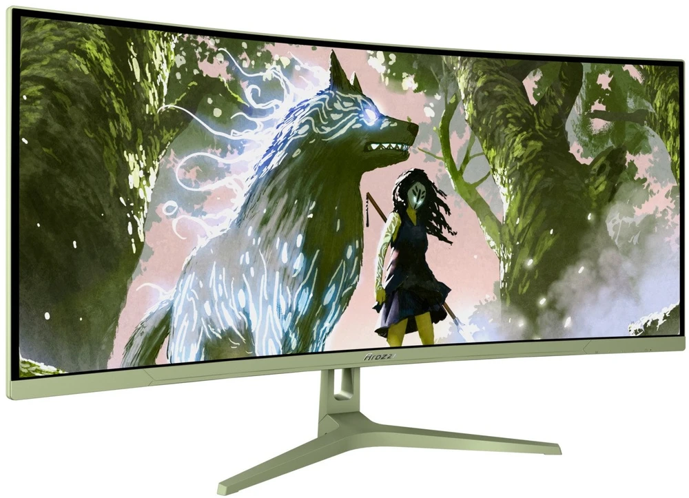 Monitorius Arozzi | Nova | 34 " | VA | UWQHD | 21:9 | 165 Hz | 1 ms | 3440 x 1440 pikselių | 350 cd/m² | HDMI jungtys quantity 2 | Forest Žalias