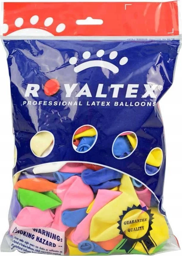 Arpex Pastel balionai 25cm 100 vnt