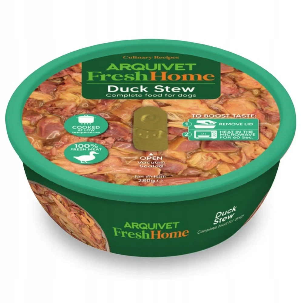 ARQUIVET Fresh Home antiena stew – drėgnas ėdalas šunims – 280g