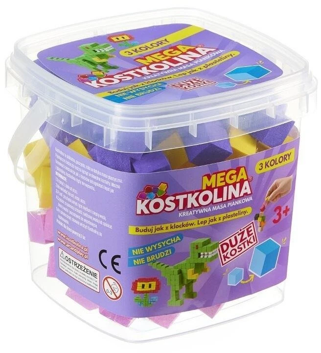 ARTANDPLAY Mega kostkolina violetinė 3kol wiaderko 31553