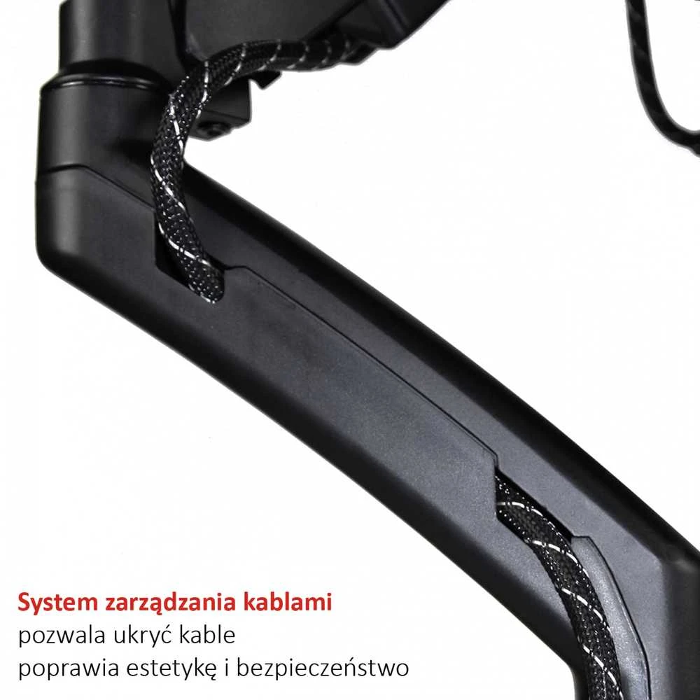 ART RAMM L-13GD ART stalinis laikiklis ant dujinių spyruoklių 2 monitoriams LED/LCD 13-27 L-13GD