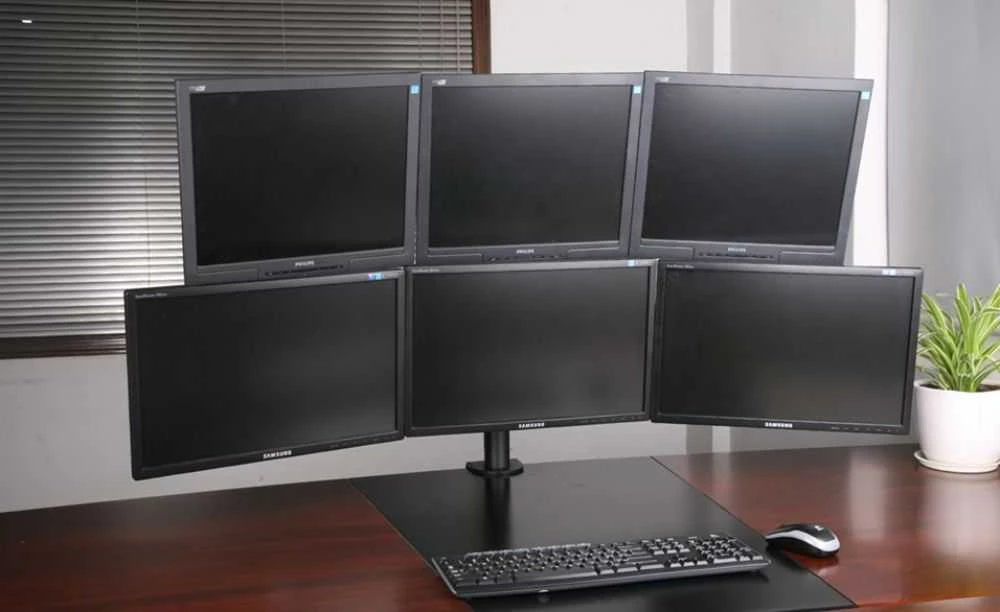ART RAMM L-06 ART Stalinis laikiklis L-06 UNIVERSAL skirtas 6xLCD MONITORIUS 13-20 premium serijai