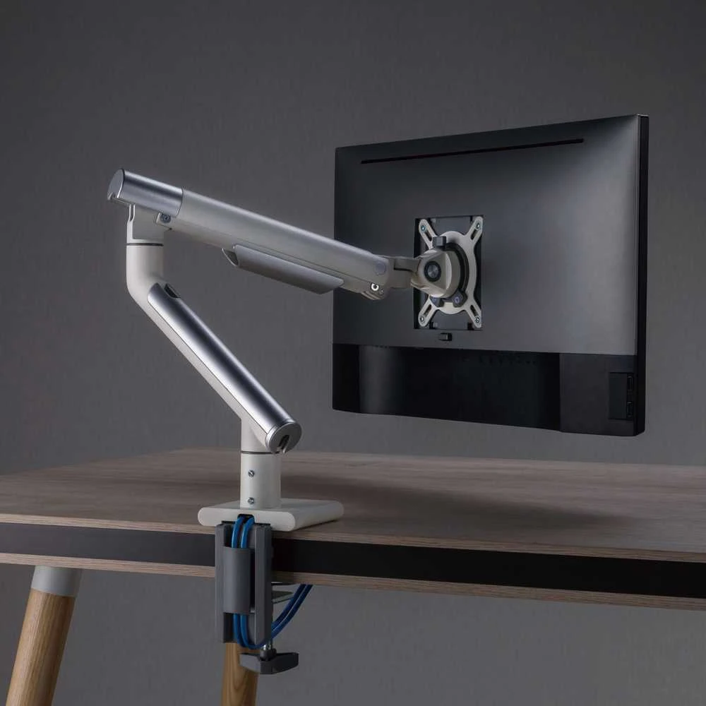 Laikiklis ART GAS DESK MOUNT FOR 1 LED / LCD MONITORIUS 17-32inch 2-9kg 2xUSB 3.0 PREMIUM ALU