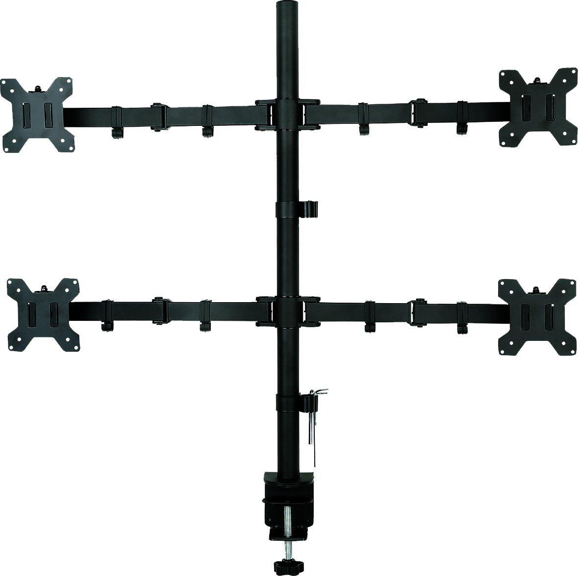 Laikiklis ART L-04N skirtas 4 LED/LCD monitoriams 13–27 colių