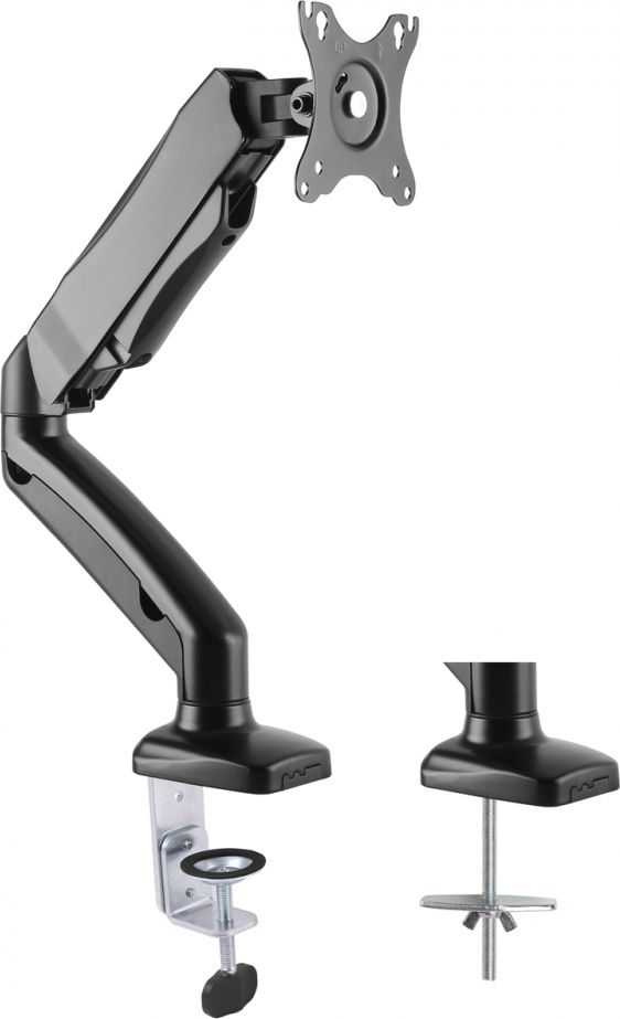 ART RAMM L-15GD ART stalinis laikiklis ant dujinės spyruoklės 1 monitoriui LED/LCD 13-27 L-15GD