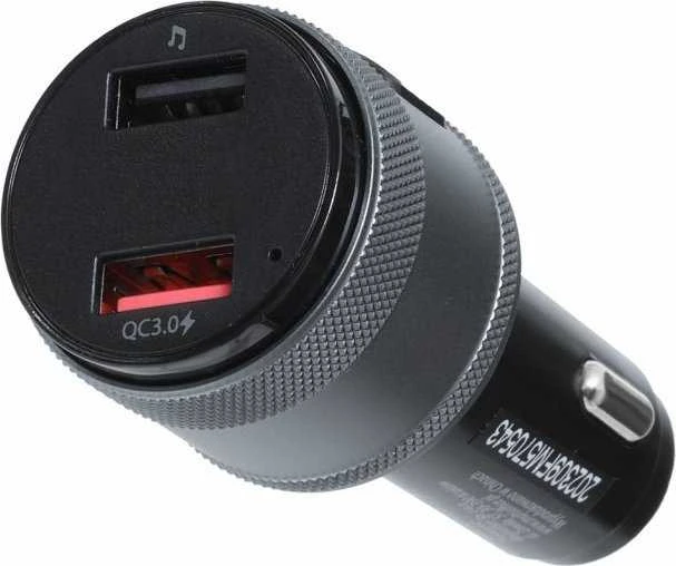 ART transmiter FM bluetooth 5.0 + 2 x USB A QC3.0 FM-57 juodas