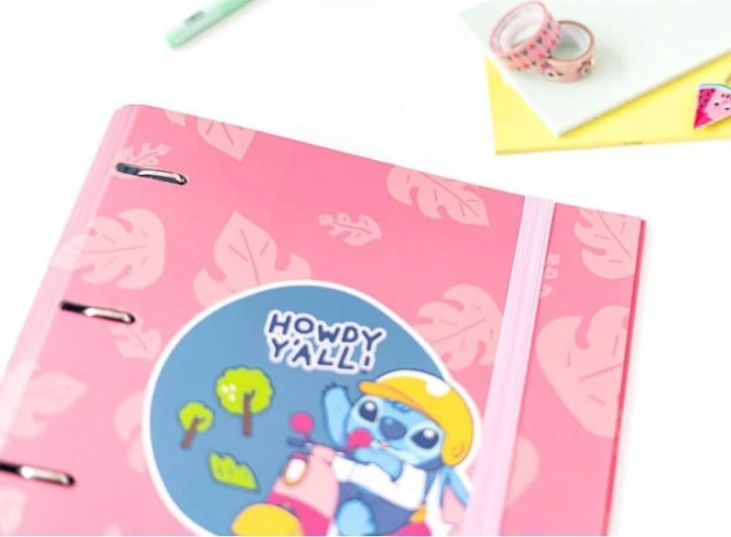 Disney Stitch - A4 formato segtuvas (4 žiedai, gumytė)