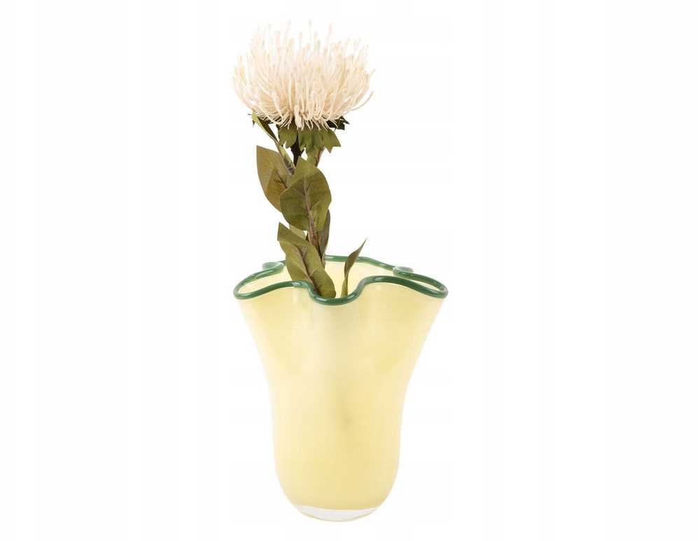 Art-Pol Stiklinė vaza RUFFLES, 22 cm