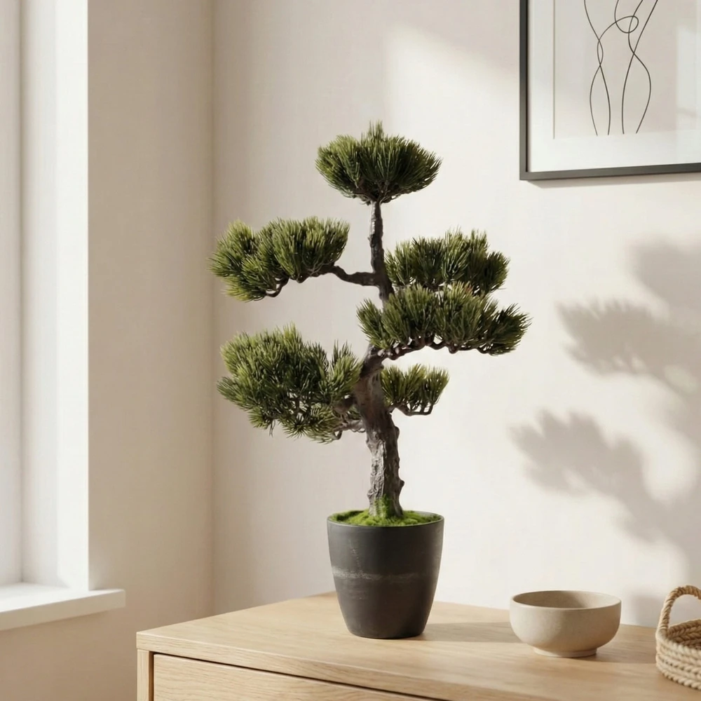 Art-Pol Dirbtinis bonsai medelis vazone, 32 x 32 x 50 cm