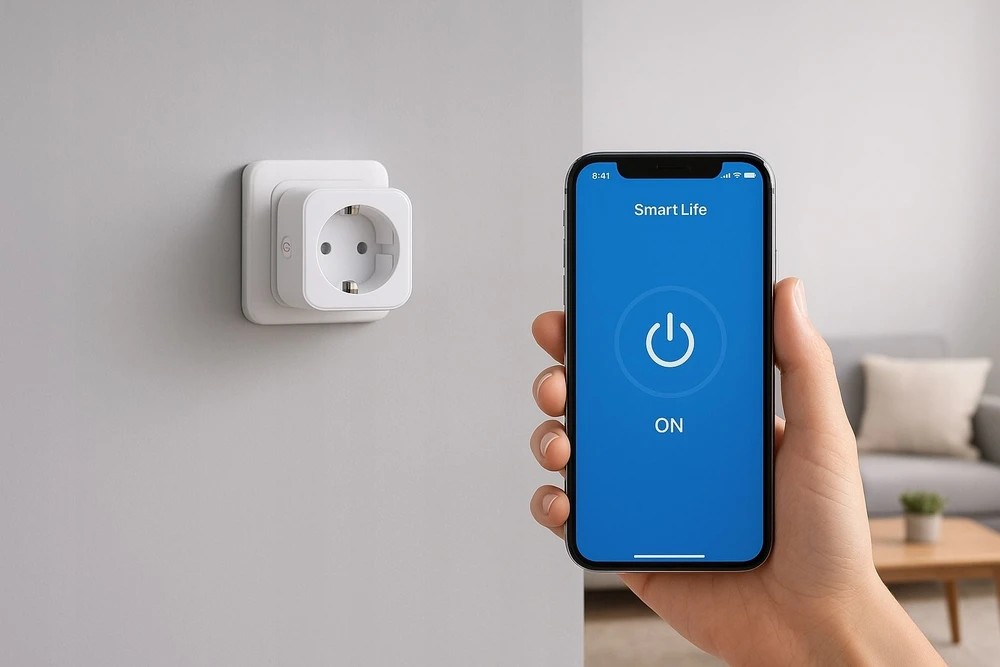 Art Smart adapteris lizdas 230V WIFI baltas oem (SH-PWWIF-G2)
