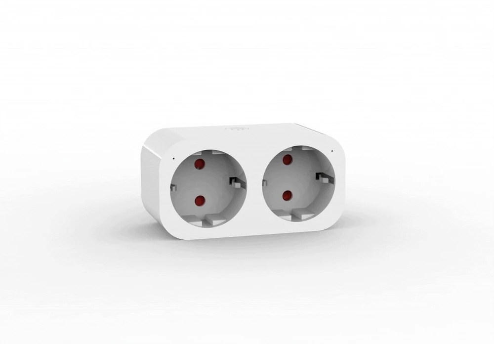 Art Smart Adapteris Lizdas 230V WIFI baltas dvigubas (SH-GW2W)