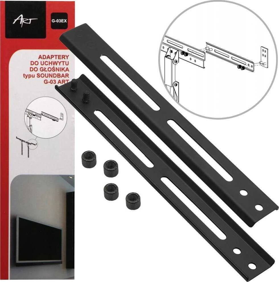 Laikiklis Art ADAPTER DO UCHWYTU DO GŁOŚNIKA typu SOUNDBAR G-03 EX extention kit