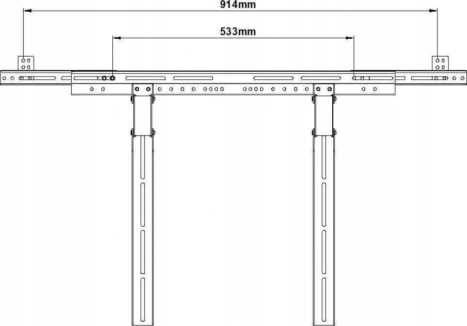 Laikiklis Art ADAPTER DO UCHWYTU DO GŁOŚNIKA typu SOUNDBAR G-03 EX extention kit