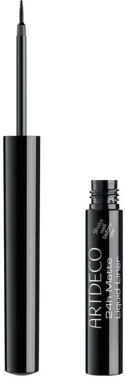ArtDeco 24H Matte Atsparus vandeniui Matte & Long Lasting Liquid Akių apvadas 71 Deep Juodas 1.7 ml