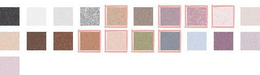 Artdeco blizgantys akių šešėliai (Glamour Eyeshadow) 0,8 g, 373 Glam Gold Dust