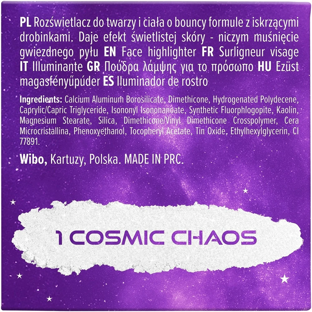 Artdeco Wibo meteorų lietaus švytėjimo suteikiantis veido ir kūno pieštukas „01 Cosmic Chaos“