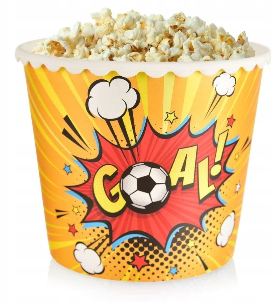 Artech Orion Popcornų ir traškučių indas 2.3 l - Futbolo motyvas