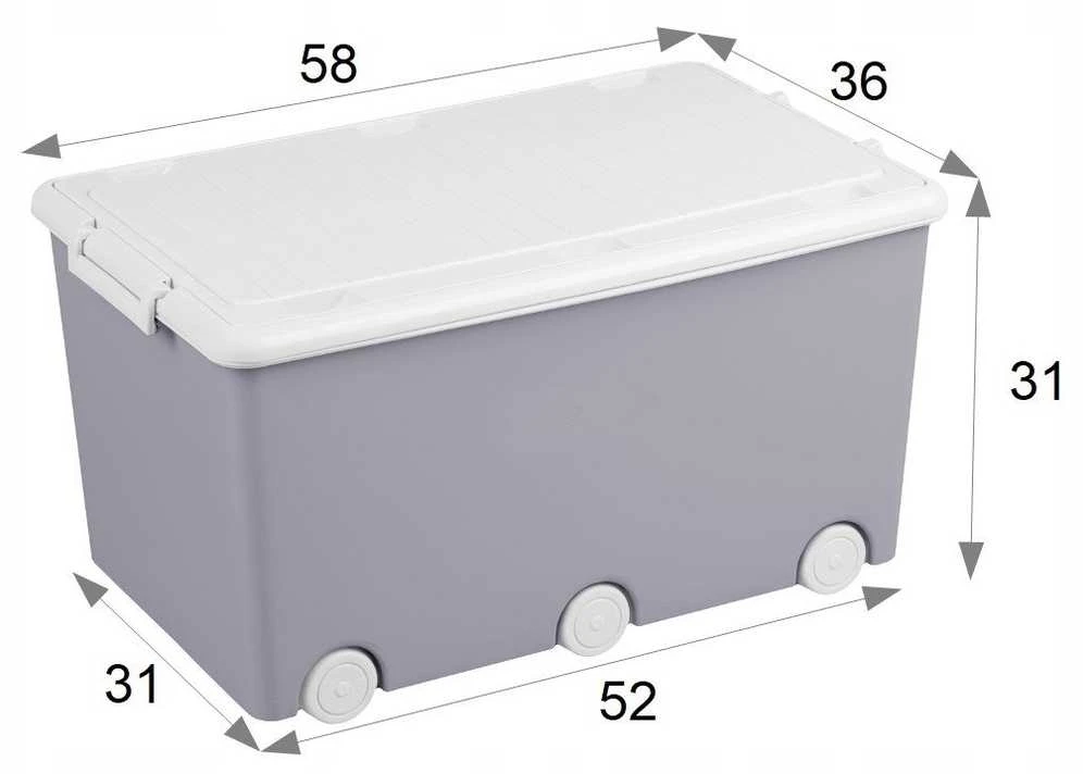 Artech TEGA PW-001-106 Daugiafunkcinis konteineris pilkas