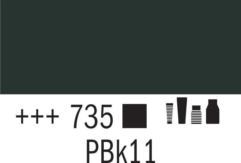 Artequipment Amsterdam Purškiklis Paint Oxide Juodas 735