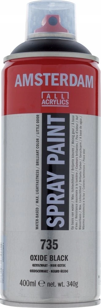 Artequipment Amsterdam Purškiklis Paint Oxide Juodas 735