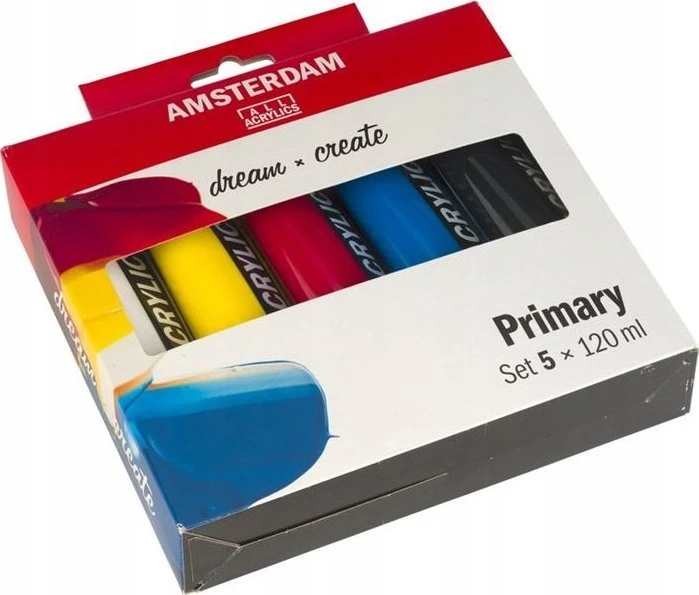 None Nežinomas DAŽAI AKRILILIAI RINKIN PRIMARY 5X120ML