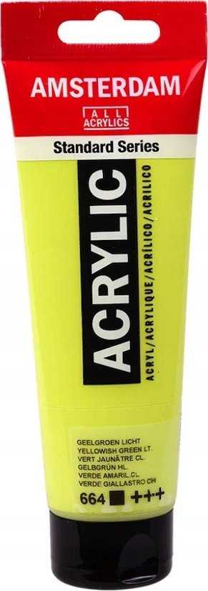 Artequipment Amsterdam Standard Series Acrylic Tube Yellowish Žalias Light 664