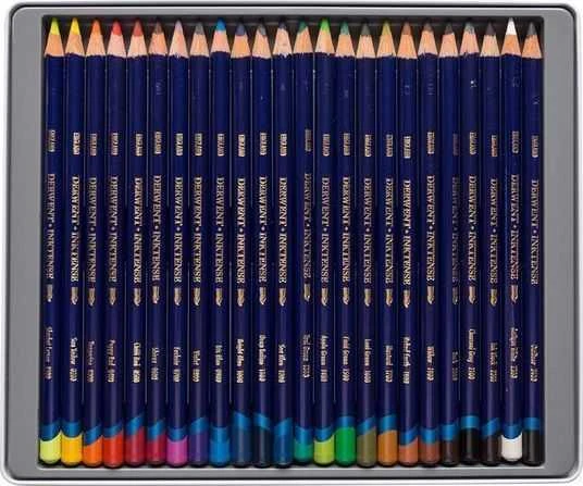 Derwent Inktense rašalinių rašiklių asortimentas, 24 rašikliai