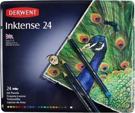 Derwent Inktense rašalinių rašiklių asortimentas, 24 rašikliai