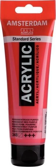 Artequipment Farba akrylowa TALENS AMSTERDAM 120ml 348 - PERMANENT Raudonas PURPLE uniw