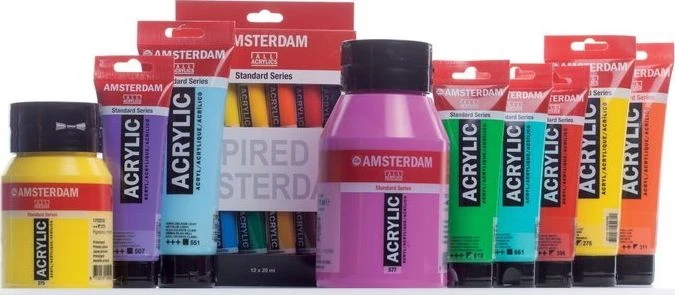 Artequipment Farba akrylowa TALENS AMSTERDAM 120ml 275 - PRIMARY Geltonas uniw