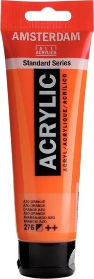 Talens Amsterdam akriliniai dažai, oranžiniai azo, 120 ml