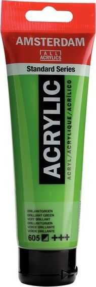 Artequipment Farba akrylowa TALENS AMSTERDAM 120ml 605 - BRILLIANT Žalias uniw