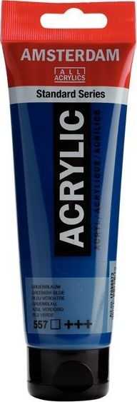 Artequipment Farba akrylowa TALENS AMSTERDAM 120ml 557 - GREENISH Mėlynas uniw