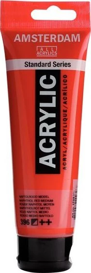 Artequipment Farba akrylowa TALENS AMSTERDAM 120ml 396 - NAPHTHOL Raudonas MEDIUM uniw