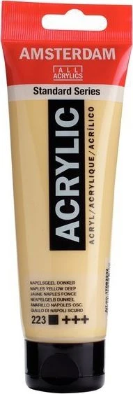 Artequipment Farba akrylowa TALENS AMSTERDAM 120ml 223 - NAPLES Geltonas DEEP uniw