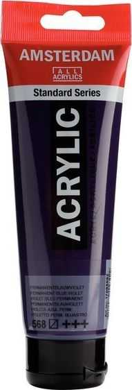 Artequipment Farba akrylowa TALENS AMSTERDAM 120ml 568 - PERMANENT Mėlynas VIOLET uniw